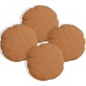 kit 4 almofada redonda cookies terracota padrao