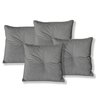 4almofada quadrada com botao cinza escuro padrao