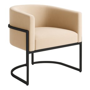 poltrona luana bege lado