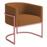 poltrona luana terracota lado