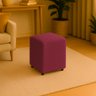 puff quadrado pink ambiente