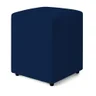 puff quadrado azul marinho padrao
