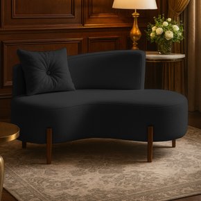 sofa diva preto ambiente