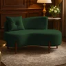 sofa diva verde escuro ambiente