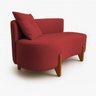 sofa diva vermelho lado